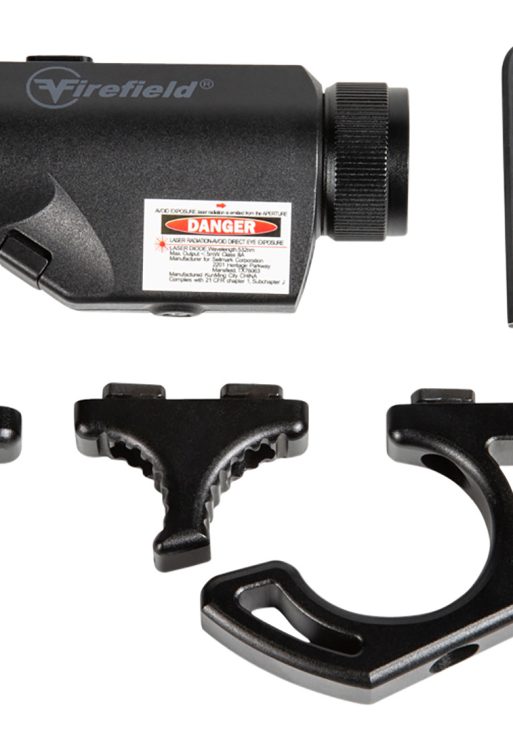 Firefield FF35010K Rival XL Foregrip Flashlight Red Laser Combo Kit  Matte Black 75/150 Lumens White LED Light