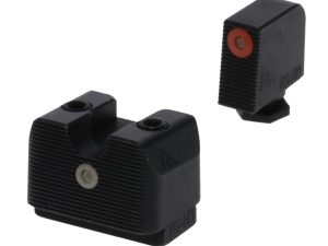 Rival Arms RA4A231G In-Line MOS Night Sights for G17/G19  Green Tritium Orange Outline Front Sight-Green Tritium White Outline Rear Sight