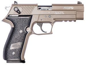 GSG GERG2210FFT FireFly  22 LR 10+1 4" Tan Steel Barrel, Serrated Slide, Zinc Alloy w/Accessory Rail Frame, Black Polymer Grip