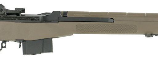 Springfield Armory MA9120CA M1A Standard Issue *CA Compliant 308 Win 10+1 22" Black Parkerized Steel Barrel w/Muzzle Brake, Black Parkerized Steel Receiver, Fixed Flat Dark Earth Synthetic Stock