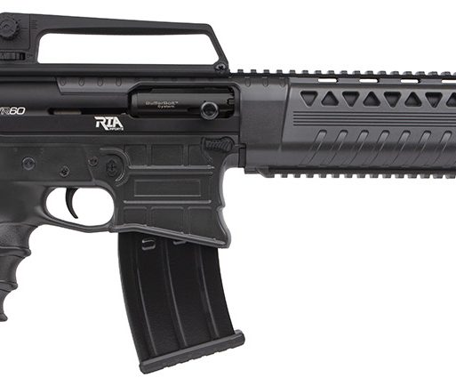 Rock Island VR60SMOKE VR60  12 Gauge 5+1 3" 20" Barrel, Exclusive Smoke Cerakote Finish,  Synthetic Stock, Adj. Front/Carry Handle Rear Sights, Manual Safety
