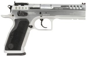 Tanfoglio IFG TFSTOCKM10 Defiant Stock Master 10mm Auto 13+1 4.75" Hard Chrome Steel/Aluminum Grip