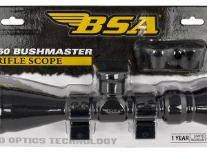 BSA 45039X40AOWRTB Sweet 450 Bushmaster Matte Black 3-9x40mm AO 1" Tube 30/30 Reticle Features Weaver Rings