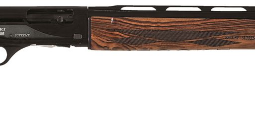 Escort HESP202805W1 Supreme  Full Size 20 Gauge Semi-Auto 3" 4+1 28" Gloss Black Vent Rib Barrel, Black Anodized Grooved Aluminum Receiver, Fixed Turkish Walnut Stock, Right Hand