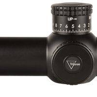 Trijicon 200162 AccuPoint  Satin Black 4-24x50mm 30mm Tube Illuminated Duplex w/Green Dot Reticle  Second Focal Plane
