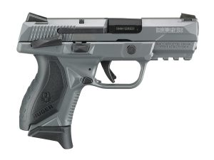 Ruger 8683 American Pistol Compact 9mm Luger 3.55" 17+1 Gray Cerakote Gray Cerakote Stainless Steel Slide Black Wraparound Ergonomic Grip