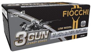 Fiocchi 12SLG3G 3-Gun Match Legacy Series 12Gauge 2.75" 7/8oz SlugShot 10 Per Box/25 Case