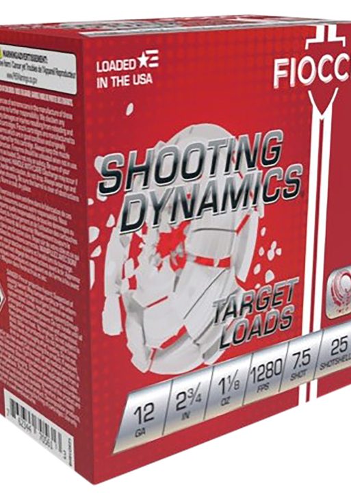 Fiocchi 12SDHV75 Shooting Dynamics Target 12Gauge 2.75" 1 1/8oz 7.5Shot 25 Per Box/10 Case