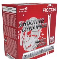 Fiocchi 12SDHV8 Shooting Dynamics Target 12Gauge 2.75" 1 1/8oz 8Shot 25 Per Box/10 Case