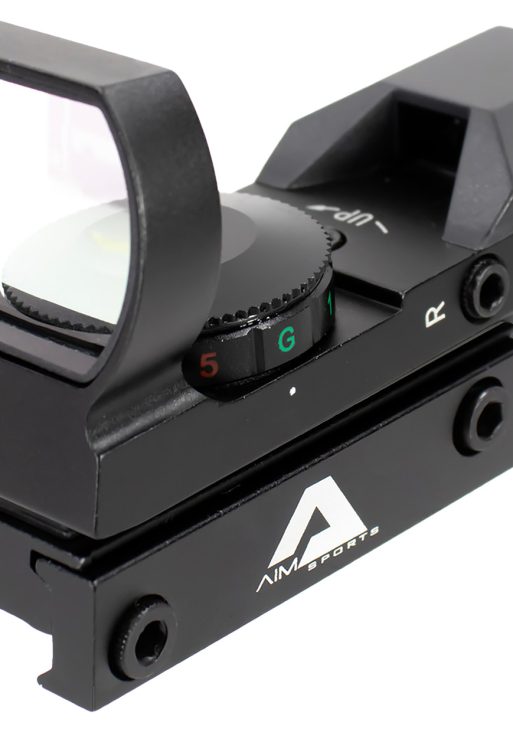 Aim Sports RT4S01 Reflex Sight Special Ops Edition Matte Black 1x 24mm x 34mm Red/Green Multi Reticle