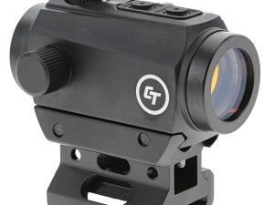 Crimson Trace 0102030 CTS-25  Matte Black 1x20mm 4 MOA Red Dot Reticle, Picatinny Rail Mount
