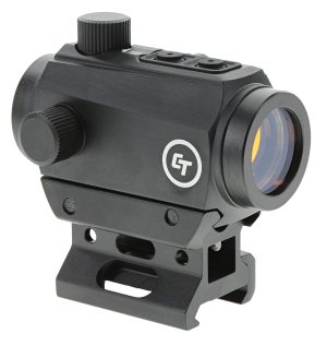Crimson Trace 0102030 CTS-25  Matte Black 1x20mm 4 MOA Red Dot Reticle, Picatinny Rail Mount