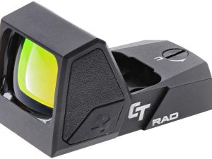 Crimson Trace 0101890 CT RAD  Matte Black 1x24mm 5 MOA Green Dot Reticle, CT RAD/Docter Footprint
