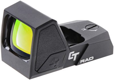 Crimson Trace 0101890 CT RAD  Matte Black 1x24mm 5 MOA Green Dot Reticle, CT RAD/Docter Footprint