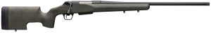 Winchester Guns 535732299 XPR SR 6.8 Western Caliber with 3+1 Capacity, 24" Threaded Barrel, Black Perma-Cote Metal Finish & Black Webbed Green Grayboe Renegade Long Range Stock Right Hand (Full Size)