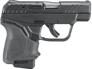 Ruger 13714 LCP II  22 LR 10+1 2.75" Satin Stainless Steel Barrel, Black Oxide Serrated Slide, Black Polymer Frame, Black Hogue HandALL Rubber Grip, Lite Rack System, Right Hand