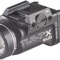 Streamlight 69400 TLR-7 X Sub  Black Anodized 500 Lumens  White LED Glock 43X MOS/48 MOS/43X/48