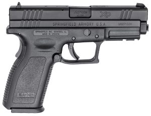 Springfield Armory XD9102HC XD Service 40 S&W 12+1 4" Black Melonite Steel Barrel & Serrated Steel Slide, Black Polymer Frame w/Picatinny Rail