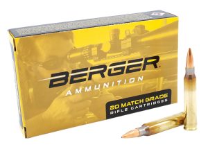 Berger Bullets 23020 Target Rifle 223Rem 73gr Boat Tail 20 Per Box/10 Case