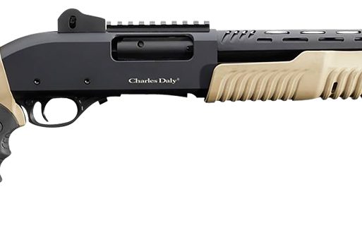 Charles Daly 930279 301  12 Gauge 3" 5+1 18.50" Barrel w/Heat Shield, Black Metal Finish,  Synthetic Flat Dark Earth Fixed Pistol Grip Stock & Forend, Auto Ejection, Includes 3 Choke Tubes