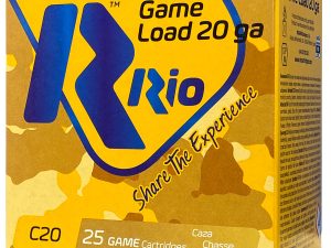 Rio Ammunition RC206 Game Load  20Gauge 2.75" 1oz 6Shot 25 Per Box/10 Case