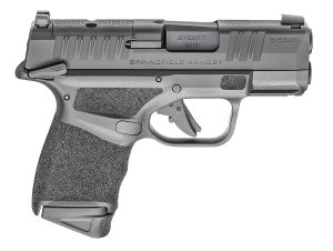 Springfield Armory HC9319BOSPMS Hellcat OSP 9mm Luger 11+1/13+1 3" Black Melonite Steel Barrel, Black Melonite Optic Ready/Serrated Slide, Black Polymer Frame w/Picatinny Rail, Adaptive Texture Grip