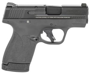 Smith & Wesson 13246 M&P Shield Plus Micro-Compact Frame 9mm Luger 10+1/13+1, 3.10" Black Armornite Stainless Steel Barrel & Serrated Slide, Matte Black Polymer Frame,  Thumb Safety