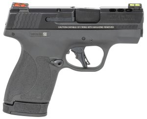 Smith & Wesson 13255 Performance Center M&P Shield Plus EDC 9mm Luger 3.10" Ported 10+1,13+1 Black Matte Black Armornite Stainless Steel Ported Slide Black Polymer Grip (Manual) FO Sights