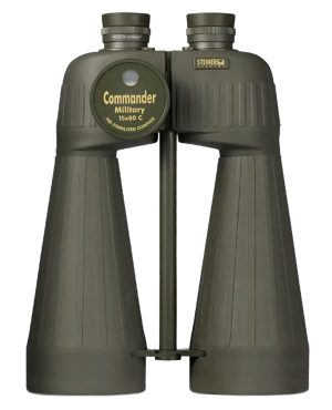 Steiner 2693 M1580 Reticle & Compass 15x80mm Range Finding Reticle Floating Prism Sports-Auto Focus, OD Green Makrolon w/Rubber Armor Features Compass