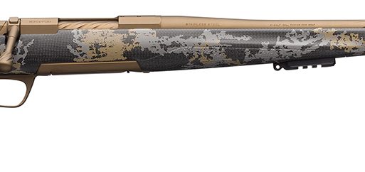 Browning 035538288 X-Bolt Mountain Pro 28 Nosler 3+1 26" MB Fluted Burnt Bronze Cerakote Accent Graphic Black Carbon Fiber Stock Right Hand (Full Size)