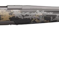 Browning 035540288 X-Bolt Mountain Pro 28 Nosler 3+1 26" MB Fluted Tungsten Gray Cerakote Accent Graphic Black Carbon Fiber Stock Right Hand (Full Size)