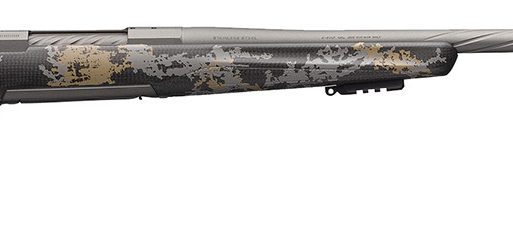Browning 035541297 X-Bolt Mountain Pro Long Range 300 PRC 3+1 26" MB Fluted Tungsten Gray Cerakote Accent Graphic Black Carbon Fiber Stock Right Hand (Full Size)