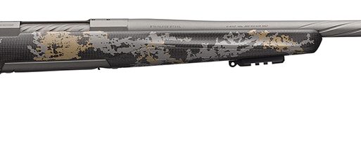 Browning 035541299 X-Bolt Mountain Pro Long Range 6.8 Western 3+1 26" MB Fluted Tungsten Gray Cerakote Accent Graphic Black Carbon Fiber Stock Right Hand (Full Size)