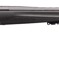 Browning 035543297 X-Bolt Pro Long Range 300 PRC 3+1 26" Skip Fluted Heavy Barrel, Recoil Hawg Muzzle Brake, Spiral Fluted Bolt, Carbon Gray Elite Cerakote, Natural Carbon Fiber Stock