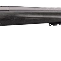 Browning 035543299 X-Bolt Pro Long Range 6.8 Western 3+1 26" Skip Fluted Heavy Barrel, Recoil Hawg Muzzle Brake, Spiral Fluted Bolt, Carbon Gray Elite Cerakote, Natural Carbon Fiber Stock