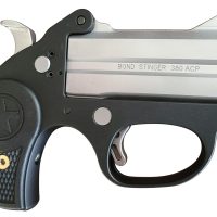 Bond Arms BASL Stinger  380 ACP 2rd 3" Matte Stainless Steel Barrel, Anodized 7075-T6 Aluminum Frame, Rebounding Hammer, Blade Front/Fixed Rear Sights, Rubber Grip, Manual Safety