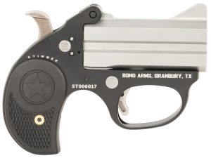 Bond Arms BAST Stinger  22 LR 2rd, 3" Double Matte Stainless Steel Barrel, Anodized Aluminum Frame, Black Nylon Grip, Rebounding Hammer, Crossbolt Safety