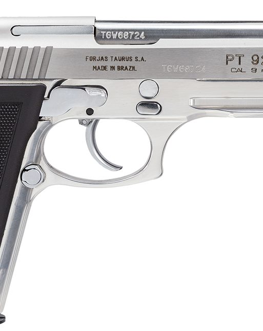Taurus 1-920159-17 92  Serrated Frame 9mm Luger 17+1 5" Matte Stainless Steel Barrel, Matte Stainless Steel Serrated Slide, Stainless Aluminum Frame w/Picatinny Rail, Black Polymer Grip, Right Hand