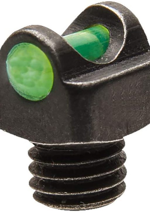TruGlo TGTG954DG StarBrite Deluxe Bead  Black | Green Fiber Optic Front Sight 2.6mm Threads