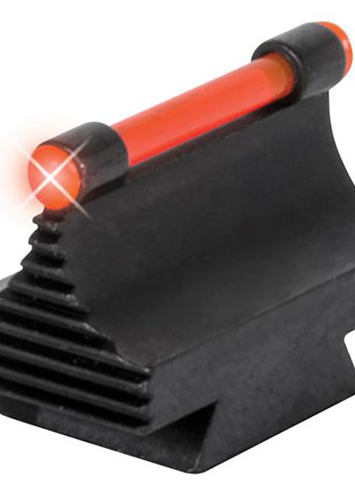 TruGlo TGTG95450RR 3/8" Dovetail Front Sight  Black 0.450" Red Ramp for Rifle