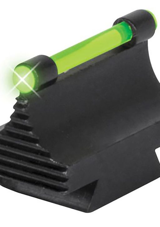 TruGlo TGTG95500RG 3/8" Dovetail Front Sight  Black 0.500" Green Ramp for Rifle
