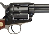 Cimarron MP410B1401 Pistoleer  45 Colt (Long Colt) 6 Shot 4.75" Blued Stainless Steel Barrel, Blued Cylinder, Blued Steel Frame, Walnut Grip, Exposed Hammer
