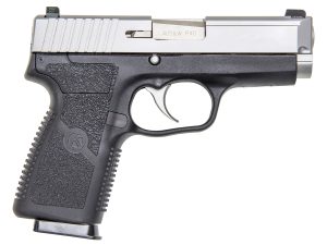 Kahr Arms KP4043NA P  40 S&W Caliber with 3.60" Barrel, 7+1 Capacity, Black Finish Frame, Serrated Matte Stainless Steel Slide, Textured Polymer Grip & TruGlo Night Sights