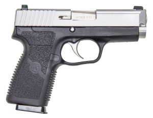 Kahr Arms KP4043NA P  40 S&W Caliber with 3.60" Barrel, 7+1 Capacity, Black Finish Frame, Serrated Matte Stainless Steel Slide, Textured Polymer Grip & TruGlo Night Sights