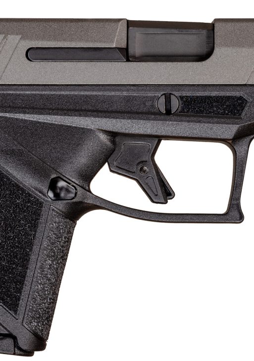 Taurus 1-GX4M93C GX4 Micro-Compact 9mm Luger Caliber with 3.06" Barrel, 11+1 Capacity, Black Finish Frame, Serrated Tungsten Gray Cerakote Steel Slide &  Interchangeable Backstrap Grip Includes 2 Mags