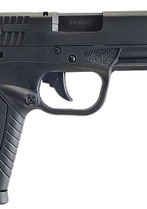 Bersa BP9MCCX BPCC  Sub-Compact Frame 9mm Luger 8+1, 3.30" Black Steel Threaded Barrel, Matte Black Serrated Steel Slide & Polymer Frame w/Picatinny Rail