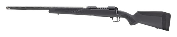 Savage Arms 57716 110 UltraLite Full Size 270 Win 4+1 22" Carbon Fiber Threaded Barrel, Black Melonite Drilled & Tapped Stainless Steel Receiver, Adj AccuStock Matte Gray Synthetic Stock, Left Hand