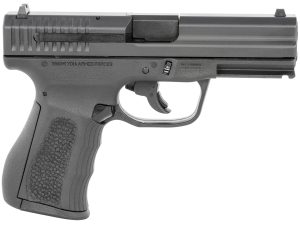 FMK G9C1G2BSSCM 9C1 G2 *CA/MA Compliant 9mm Luger 10+1 4" Black Stainless Steel Barrel, Black Serrated Carbon Steel Slide, Black Polymer Frame w/Picatinny Rail, Black Backstrap Grip