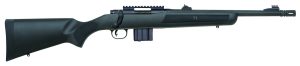 Mossberg 27707 MVP Patrol Full Size 300 Blackout 10+1 16.25" Matte Blued Threaded Bull Barrel, Matte Blued Stainless Steel Receiver w/Picatinny Rail, Black Fixed Synthetic Stock, Right Hand