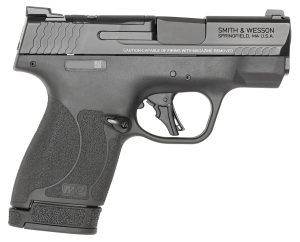 Smith & Wesson 13536 M&P Shield Plus Micro-Compact Frame 9mm Luger 10+1/13+1, 3.10" Black Armornite Steel Barrel & Optic Cut/Serrated Stainless Steel Slide, Matte Black Polymer Frame, Thumb Safety